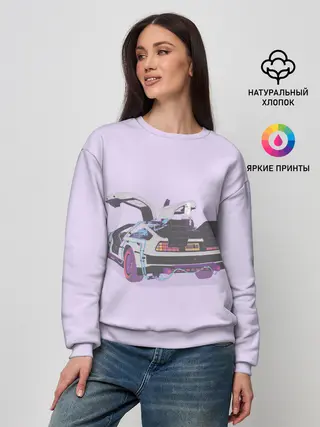 Женский свитшот / Назад в будущее