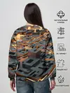 Женский свитшот / 3D абстрактная схема
