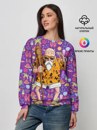 Женский свитшот / Шар Дракона. Мастер Роши