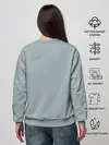 Женский свитшот / Космический велосипедист