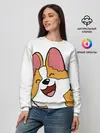 Женский свитшот / Счастливый песик