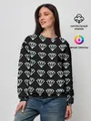 Женский свитшот / Diamonds Glitch