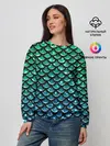 Женский свитшот / Змеиная кожа