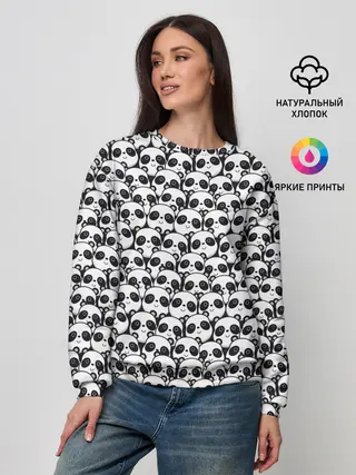 Женский свитшот / ПАНДЫ