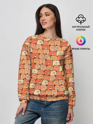 Женский свитшот / МИШКИ