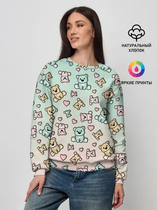 Женский свитшот / МИШКИ