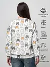 Женский свитшот / Толстые котики