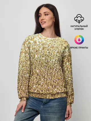 Женский свитшот / Блёстки