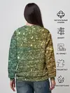 Женский свитшот / Бирюзовый блеск