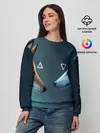 Женский свитшот / ЛИСА И ВОЛК
