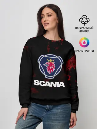 Женский свитшот / Scania