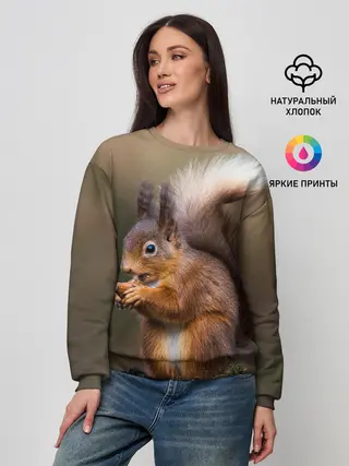 Женский свитшот / Белка