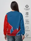 Женский свитшот / Знак Супермен