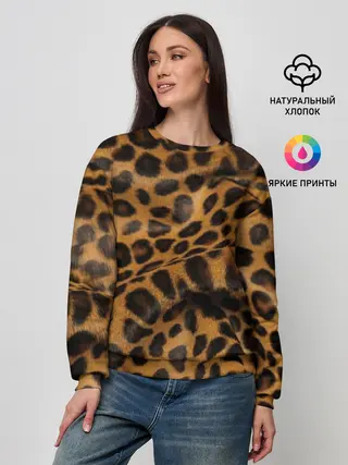 Женский свитшот / Леопард