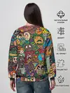 Женский свитшот / Цветные мемы из ВК