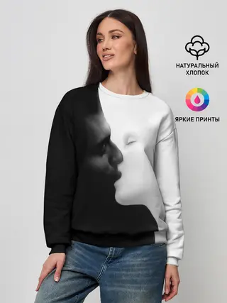 Женский свитшот / Поцелуй