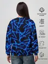 Женский свитшот / Неоновые линии
