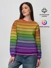 Женский свитшот / Радужные линии