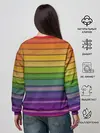 Женский свитшот / Радужные линии