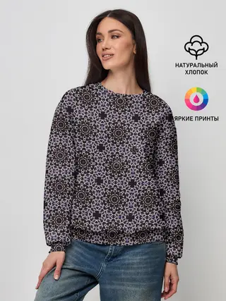 Женский свитшот / Серые зеркала