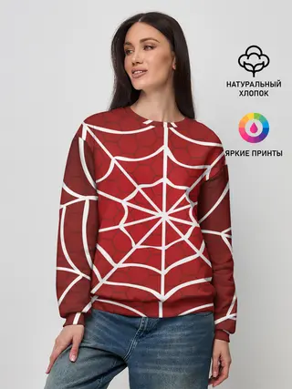 Женский свитшот / Паутина