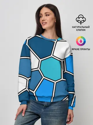 Женский свитшот / Ледяной витраж