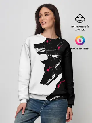 Женский свитшот / Волки
