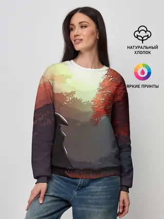 Женский свитшот / Самурай