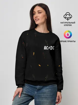 Женский свитшот / AC DС