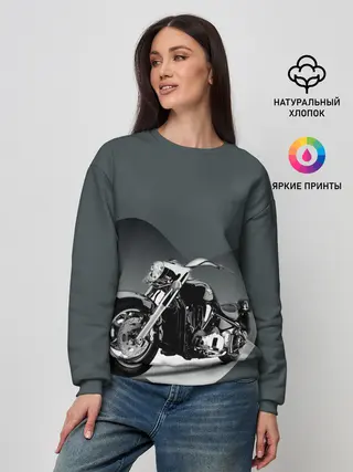 Женский свитшот / Мотоцикл