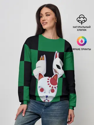 Женский свитшот / Падшие ученики, выживший лис