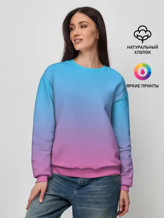 Женский свитшот / Текстура Неоновая