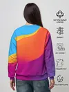 Женский свитшот / ТЕКСТУРА ГРАДИЕНТА