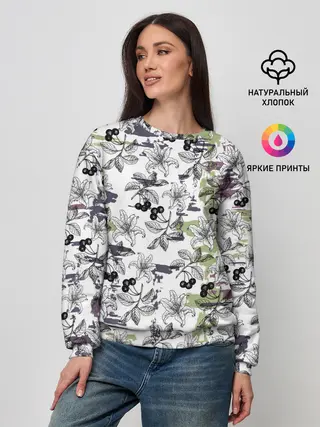 Женский свитшот / Лилии