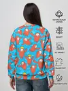 Женский свитшот / Fall guys red