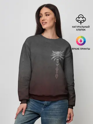 Женский свитшот / Эмблема Ведьмак