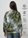 Женский свитшот / Зеленые листья