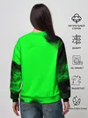 Женский свитшот / Джоджо герои зеленый дым