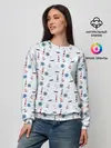 Женский свитшот / Кораблики да маяки