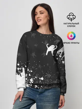 Женский свитшот / ЪУЪ СЪУКА
