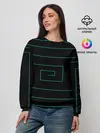 Женский свитшот / геометрия нарушена