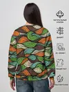 Женский свитшот / Абстрактные волны