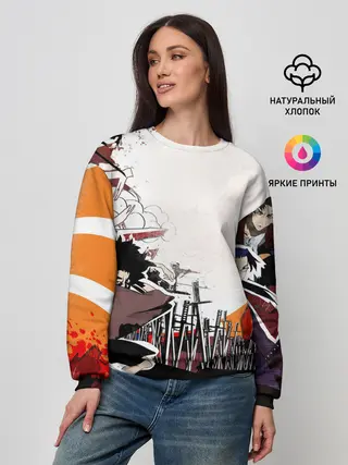 Женский свитшот / Афросамурай аниме