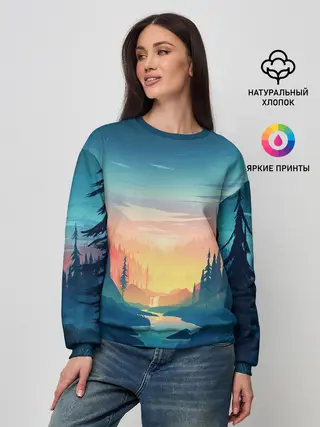 Женский свитшот / Природа