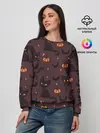 Женский свитшот / Хэллоуиновский кот