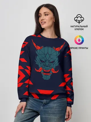 Женский свитшот / демон они