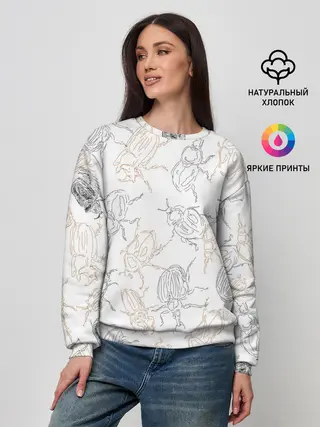 Женский свитшот / Ползучие жучки