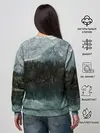 Женский свитшот / отражение горы в озере