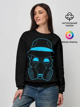 Женский свитшот / череп