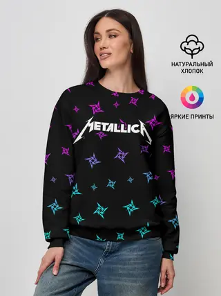 Женский свитшот / METALLICA / МЕТАЛЛИКА